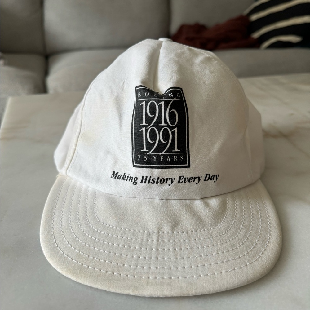 Vintage 90s Boeing 75 Year Anniversary Snapback (1991)